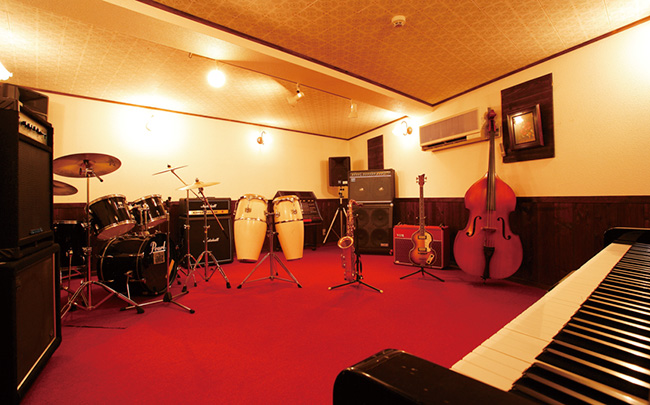 高原で音楽合宿
